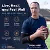 Copper Compression DualFlex Hinged Knee Brace - For Men Women S/M