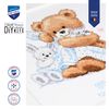 Vervaco Birth Record Teddy and Blanket Counted Cross Stitch Kit, Multi-Colour