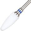 Pana Professional - Large Cone White Ceramic Bit 3/32" Shank Size - Nail Drill Bit for Dremel Machine