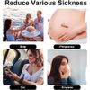 4 Pairs Travel Sickness Bands, Motion Sickness Relief Bands, Anti Nausea Wristbands, Natural Acupressure Relief Wristbands for Sea Flying Trip Kids Anti Sickness Bands and Pregnancy Morning Sickness