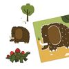 DJECO - Dinosaurier-Schablonen, mehrfarbig