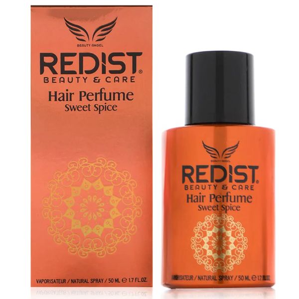 Redist Hair Care Perfume 50ml - Sweet Spice Scent | Odor Neutralizing & Nourishing Formula | Reduces Static, Enhances Shine | Natural, Pleasant Hair Fragrance | Travel Size