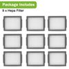 9 Pcs Replacement Filter for iRobot Roomba i7 i7+ i3 i6 i8 Plus E5 E6 E7 Vacuum