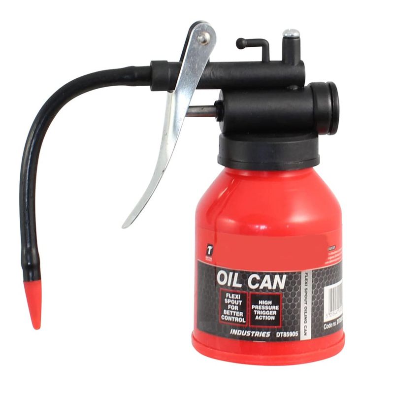 Oil Can 250ml, Hand Pump Oil Can, High Pressure Trigger Control, Oiler ...