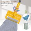 60" inch long Metal MOP Handle pole with  tight Mop Head Holder Side Gate lock