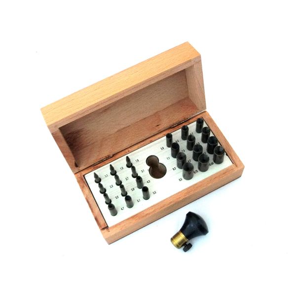 Jewelers 24 Round Bezel Punch Set Stone Setting Ring Setting Jeweler Tool