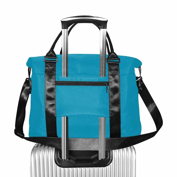 Blue Green Duffel Bag, Large Travel Carry - One Size