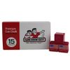 Game Room Guys Premium Red Pool Cue Chalk - 15 Piece