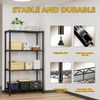 4 Tier Wire Storage Shelf Adjustable Heavy Duty Garage Shelving Kitchen Rack 60"