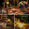 Watering can lights solar powered outdoor garden