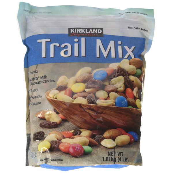 Kirkland Signature Trail Mix 4 Pounds Each (Pack of 2)