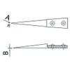 DUMONT TIP-15-DEL Tip White Delrin