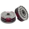 Lolwwglm 2PCS Flymo Strimmer Spool & Cover Kit - Compatible with FLY021 - Fits Contour/Multi/Mini Trim Models - Includes 2 Spools