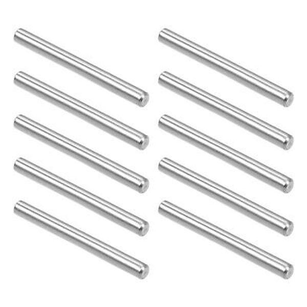 10Pcs 4mm x 35mm Dowel Pin Shelf Support Pegs 304 Stainless Steel Cylindrical...