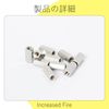 Increased Fire Stainless Steel Hex Nuts M3 10mm Long Rod Coupling Nuts Stud Connector Fasteners, Silver Tone