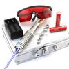 BX9-M 450nm Adjustable Focus Blue Laser Pointer Visible Laser Torch Beam US