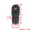 MX 1 inch Bimini Top Fitting Hardware Eye End Cap 4pcs (Inside for 1” Round Tube)
