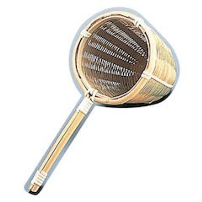 遠藤商事 Strainer Bamboo Diameter x Height (mm): 85 X 90 Commercial Bamboo Tea Strainer bty42