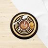 Eco-friendly A4 Paper 6pcs Round COASTERS With Box, Hotel Table Decor Small TABLE MATS Set Pack