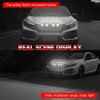 4x WHITE LED Rock Round Button Lights Truck Eagle Eye Side Marker Lights Lamp
