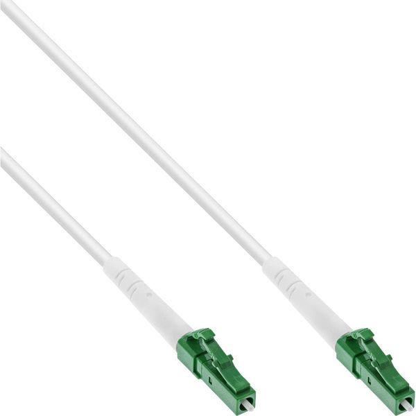 InLine® LWL Simplex Cable, FTTH, LC/APC 8° to LC/APC 8°, 9/125µm, OS2, 15 m