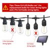 24 Pack LED S14 Replacement Light Bulbs, Shatterproof Outdoor 1 Watt to Replace 