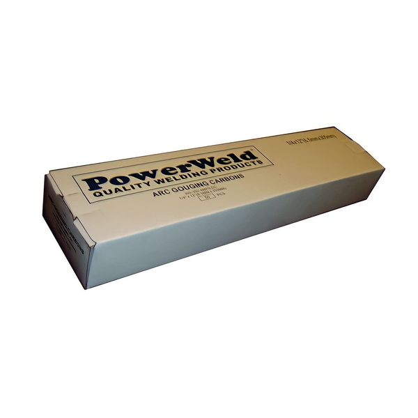 Powerweld 1/2" x 12" Copper Coated DC Pointed Carbon Gouging Rod