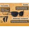 Pit Viper Sunglasses [THE FONDUE] STANDARD POLARIZED