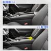 X AUTOHAUX Black Car Armrest Box Protector Cover Pad Replacement Black Stitches