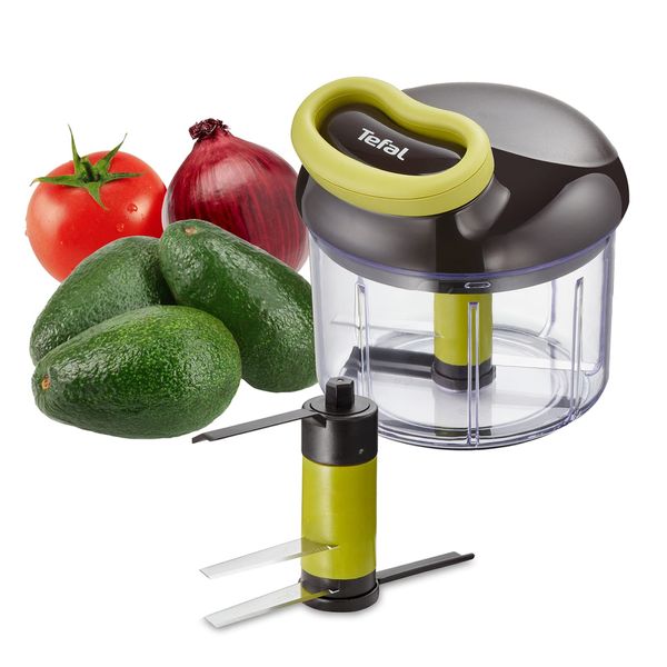 Tefal Manual Food Processor, Green, Dark Citronnelle, 900 ml