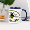 CafePress Certified Natural Beekeeper 11 oz (325 ml) Ceramic Coffee Mug