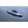 Black and White Polka Dots Car Auto Door Handle Trim Molding Scratch Protector 2 Door Pack