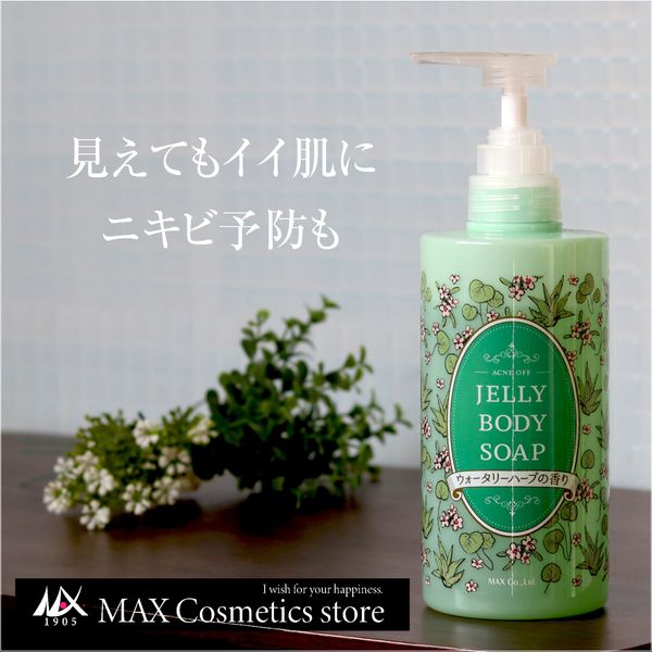 Max Acne Off Decollete Care Body Soap 450mL | Prevents acne and prevents rough skin Medicated body soap with CICA Deer centella asiatica extract Back care Skin that can be seen