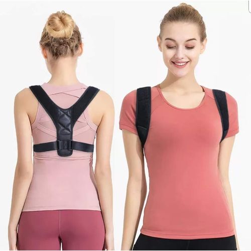Spinegear Posture Corrector Adjustable Back brace for Upper Back, Shoulder and back Support strap posture fix back pain relief for Men and Women Size M