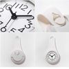 Bathroom Clock, Waterproof Clock, Wall Clock, with Suction Clock, Waterproof, Silent, For Bathroom, Kitchen, Bath, Home, Stylish (White)