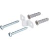 48 Pack White Multi Purpose Wire Shelf Clips
