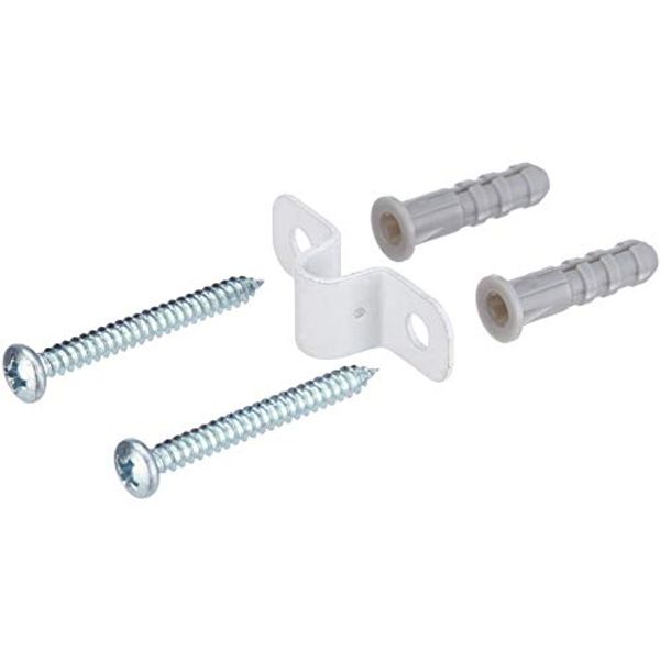 48 Pack White Multi Purpose Wire Shelf Clips