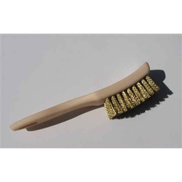 Extra Dense Brass Wire Brush - Set of 2