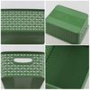Rinboat Plastic Woven Storage Baskets, Rectangle Kitchen Organizer Bin, 6 Packs