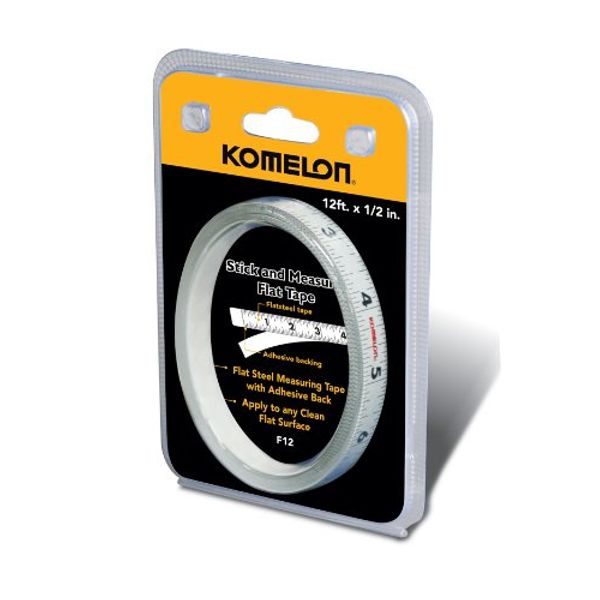 Komelon F12 12-Foot Stick and Measure Flat Tape Measure