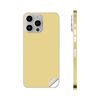 igsticker 008965 Full Face Skin Sticker for iPhone 15 pro max simple, solid, yellow