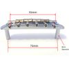 Replacement chrome bridge for Mustang guitar (Jaguar Jazzmaster)