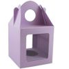 10 x Large Lilac Single Cupcake/Muffin/Fairy Cake Boxes with 2 Windows