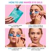 Maree Eye Gel Pads - Reduce Wrinkles, Puffy Eyes, Dark Circles, Eye Bags - Natural Marine Collagen Eye Gels with Hyaluronic HA - Anti Aging Eye Mask Patches & Face Moisturizer
