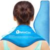 RelaxCoo Neck Ice Pack Wrap, Reusable Gel Ice Pack for Neck Shoulders, Cold C...
