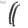 2 Pack Trailer Leaf Spring 4 Leaf Double Eye 1750 lbs Cap Fit For 3500 lbs Axle