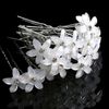 Wedding Hair Accessories for Brides, SONGQEE Flower Pins Pearl Hair Pins, Vintage Hair Barrette Boho Accessory Bobby Pins for Evening Prom Party Hair Styling Pins(20PCS Silver with box)