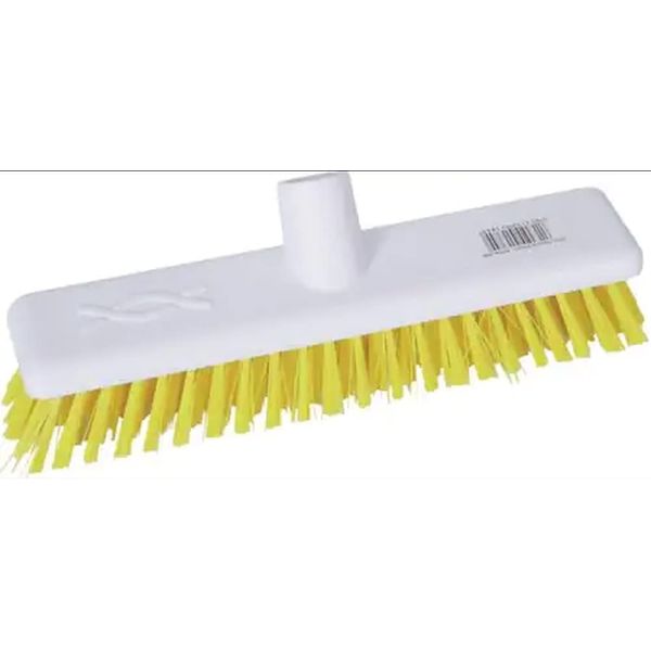 Robert Scott & Sons Abbey Hygiene Broom Head Hard Washable 12in Yellow 102903YELLOW