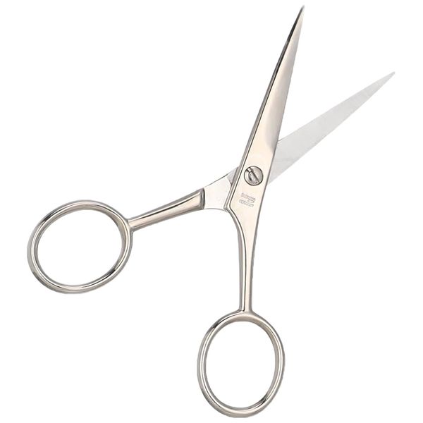Titania Solingen Professional Moustache Scissors and Beard Trimming Scissors Straight – 11.5 Cm (39g)