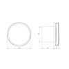 Silent Round Bathroom Extractor Fan 100mm / 4" with Timer and Satin Front Cover